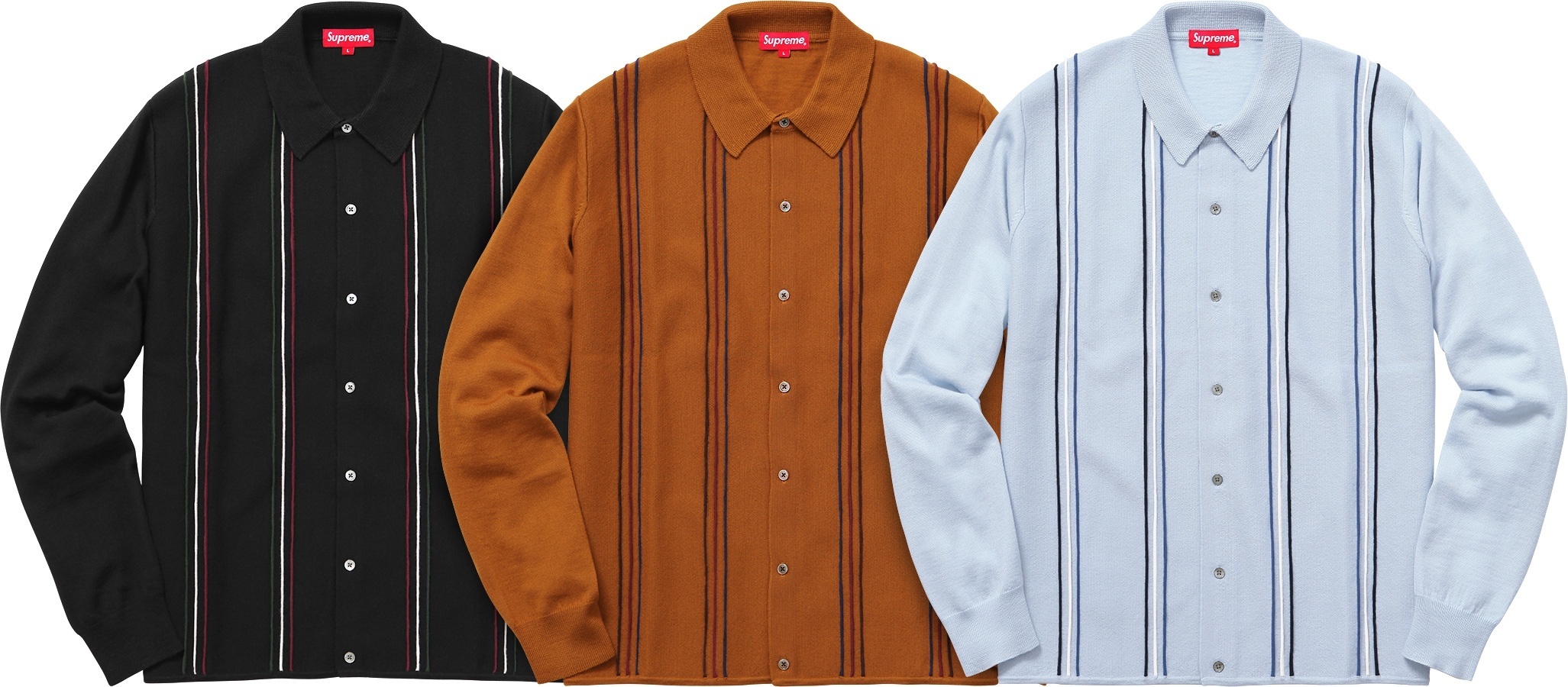 Striped Polo Sweater